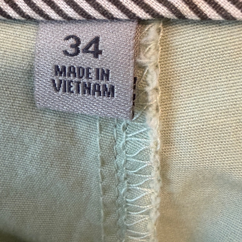 Goodfellow & Co Mint Green Men's Flat Front Shorts - Picture 7 of 8